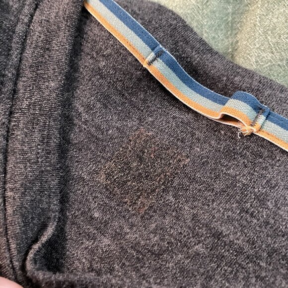 Meriwool Base Layer Sweater Mens XL Gray Outdoor Gorpcore Merino Wool Knit - Picture 10 of 10